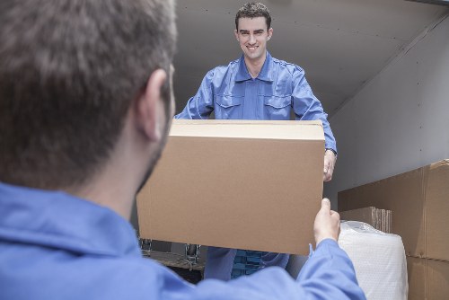 Moving truck ready for relocation in Hammersmith