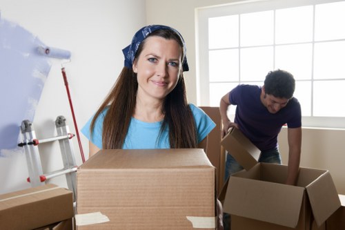 Eco-friendly packing materials used by Hammersmith Man and Van services
