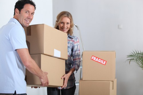 Customer accessing their Hammersmith storage unit